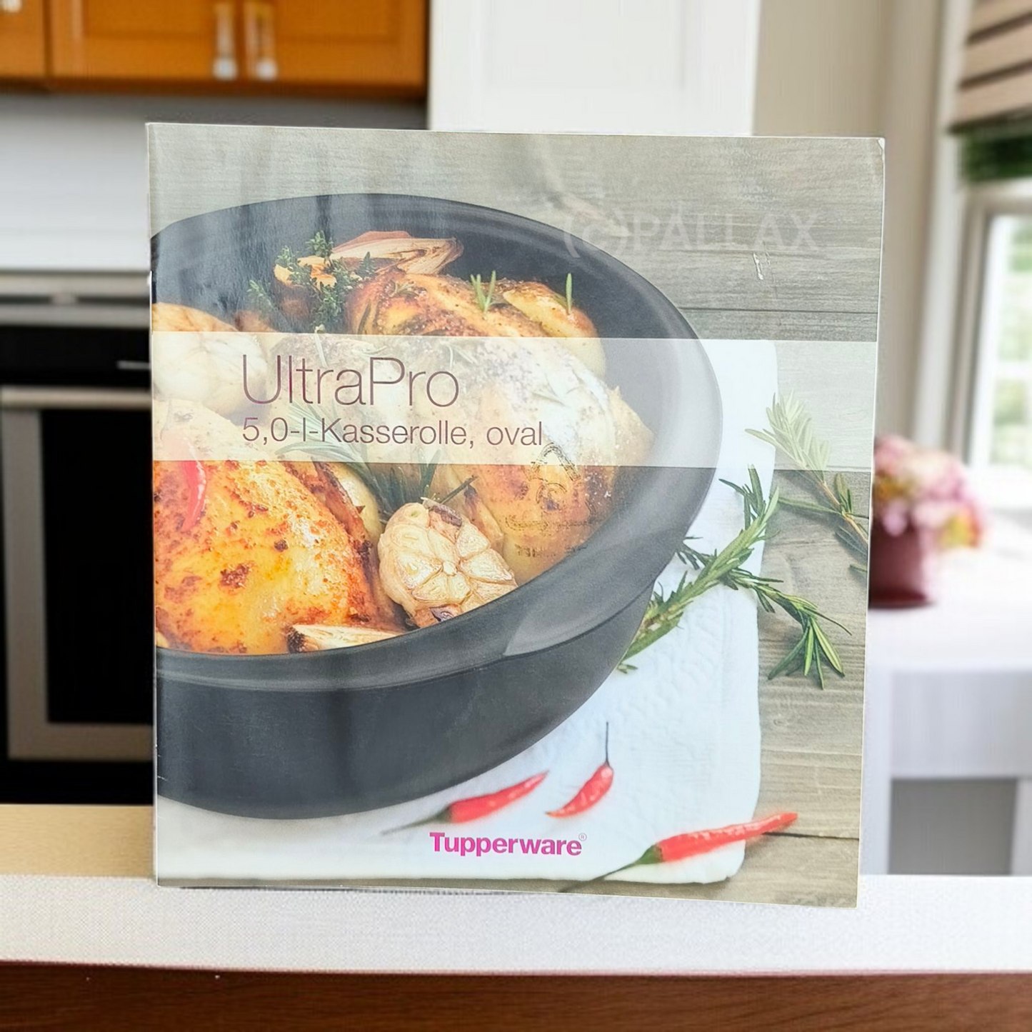 TUPPERWARE REZEPTHEFT ULTRA-PRO KASSEROLLE 5,0 L