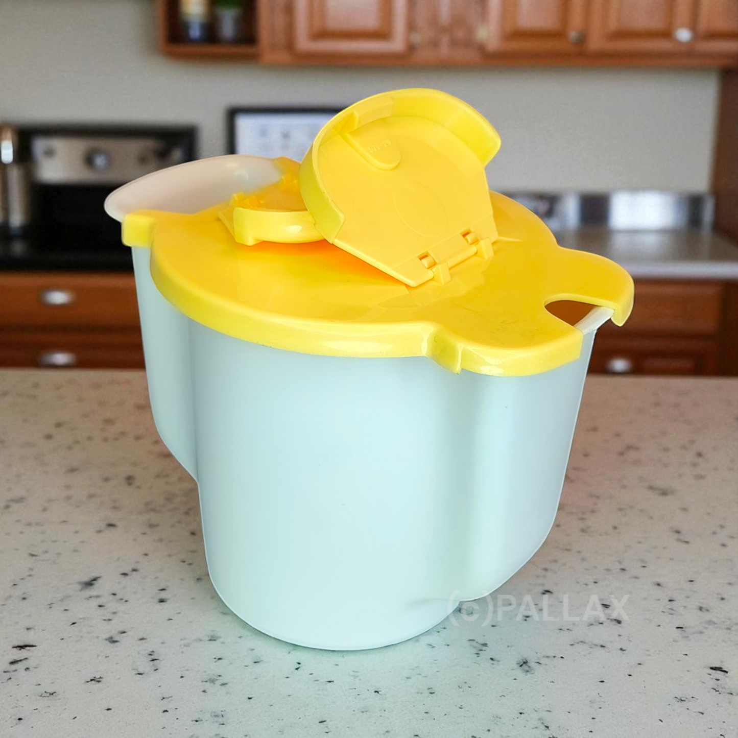 TUPPERWARE C20 ZUCKERDOSE 350 ML GELB WEISS VINTAGE