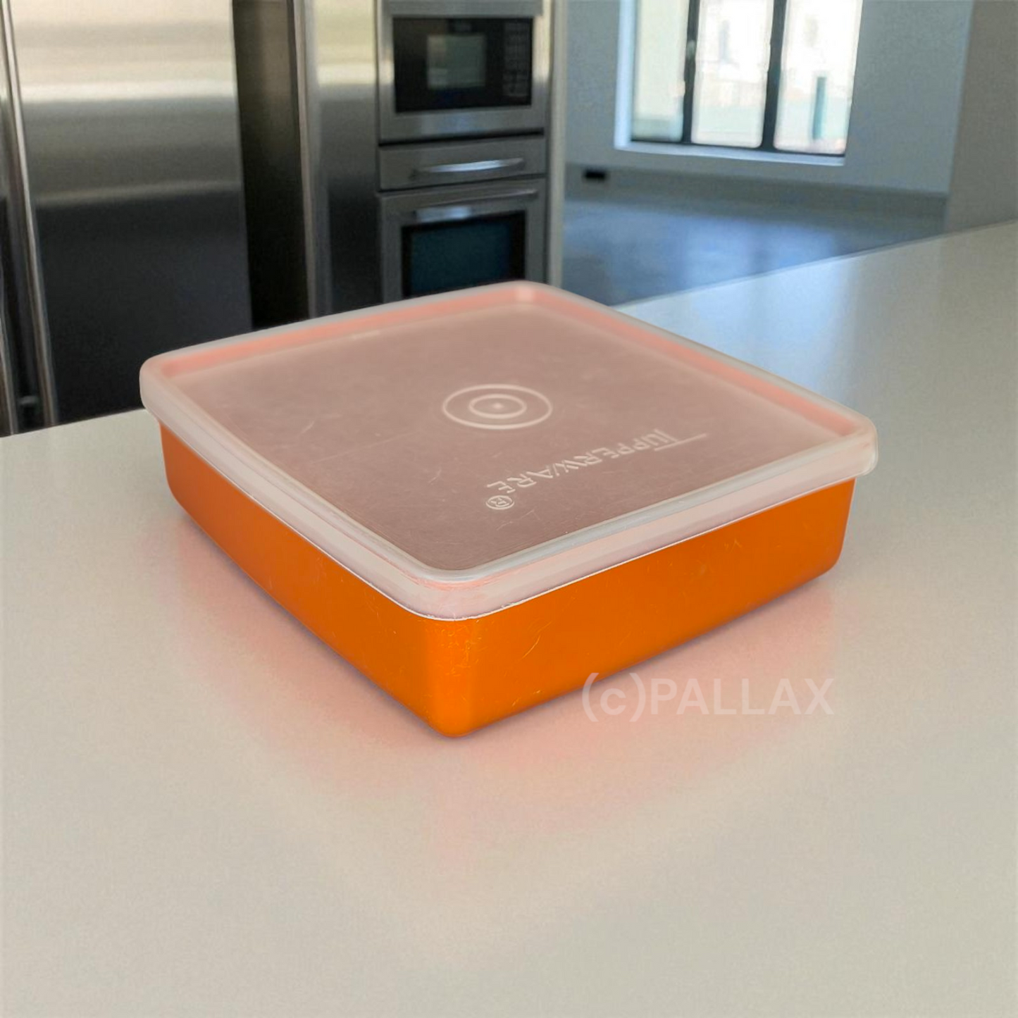 TUPPERWARE A45 MINI-BOX ALT-ORANGE VORRATSDOSE