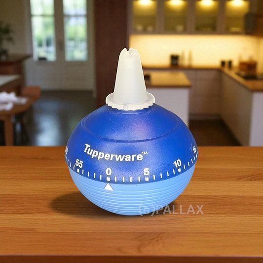 TUPPERWARE KURZZEITWECKER MOZART EIERUHR BLAU SONDERMODELL