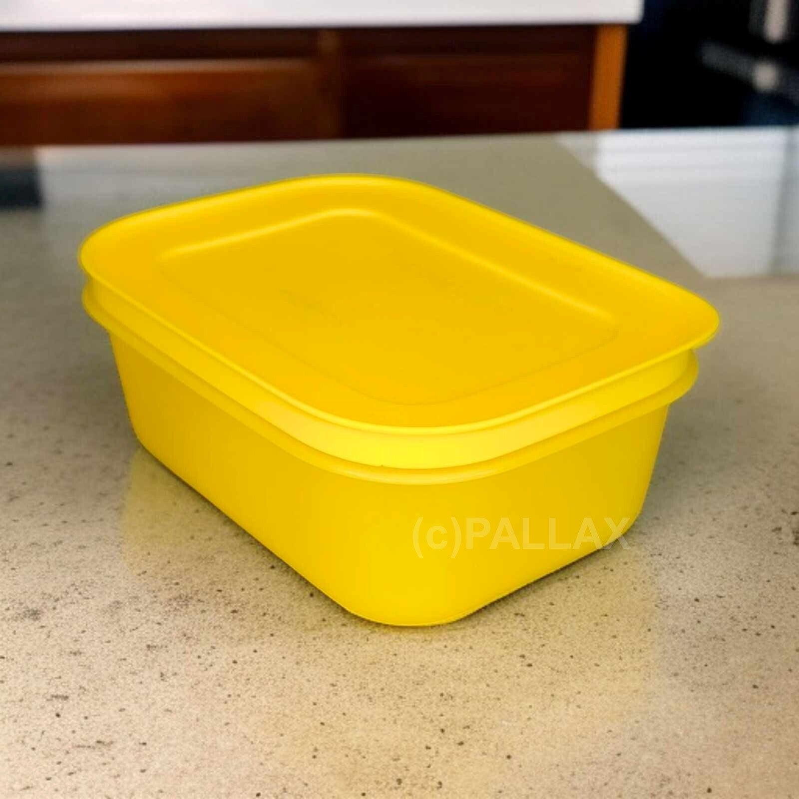 TUPPERWARE G34 EIS-KRISTALL 450 ML GELB GEFRIERBEHÄLTER