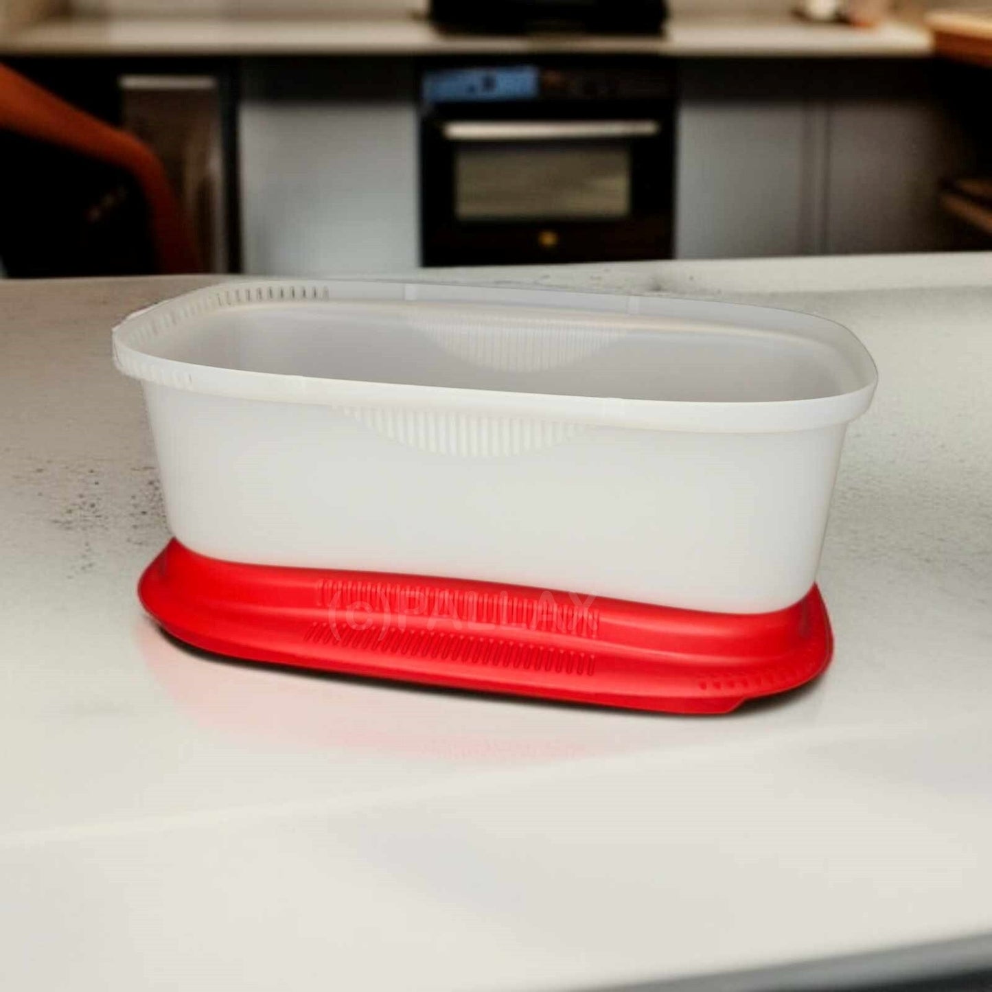 TUPPERWARE I57 PASTA-MEISTER ROT WEISS NUDELN AUS DER MIKROWELLE