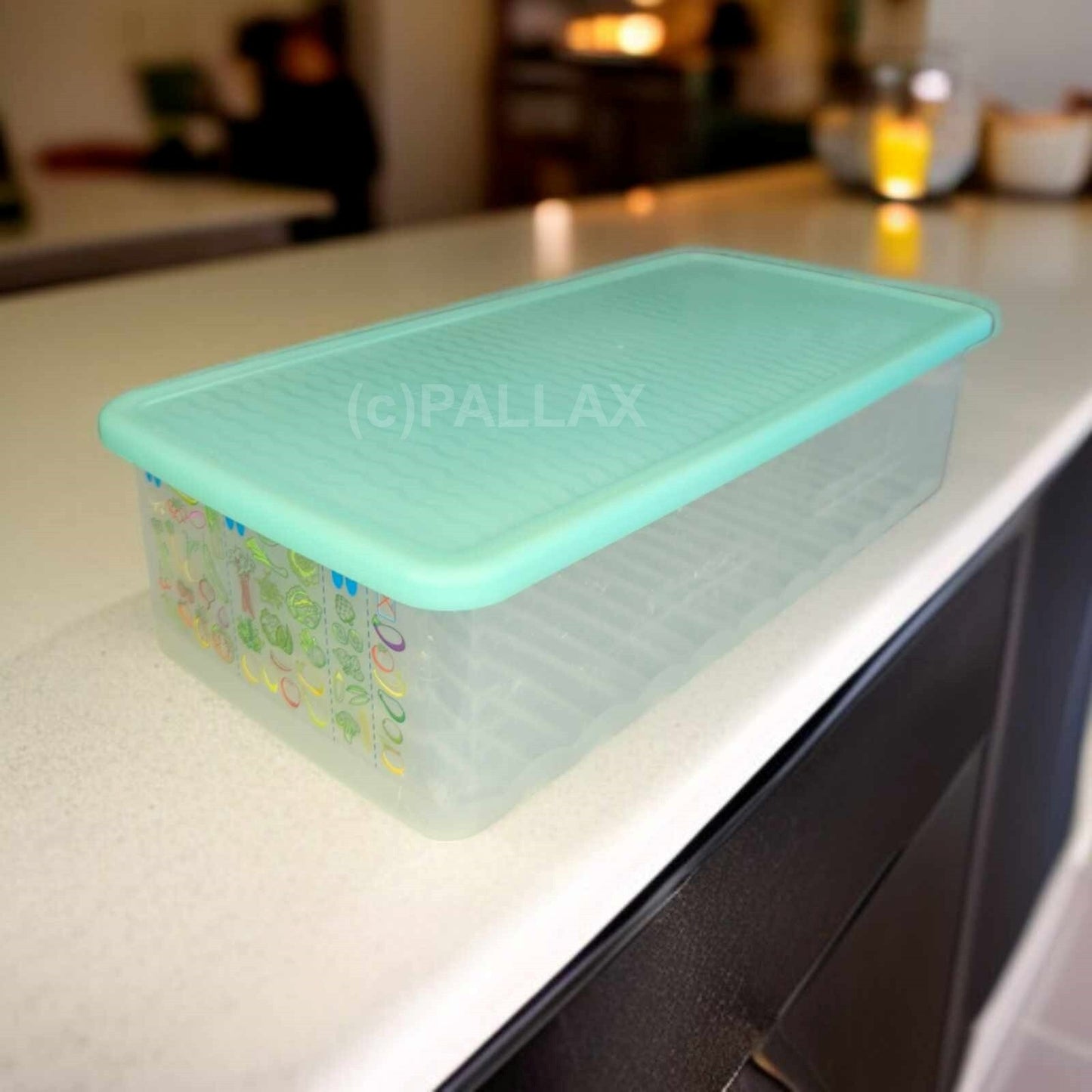 TUPPERWARE A113 PRIMA KLIMA 2,0 L BEHÄLTER TÜRKIS OBST GEMÜSE KÜHLSCHRANK
