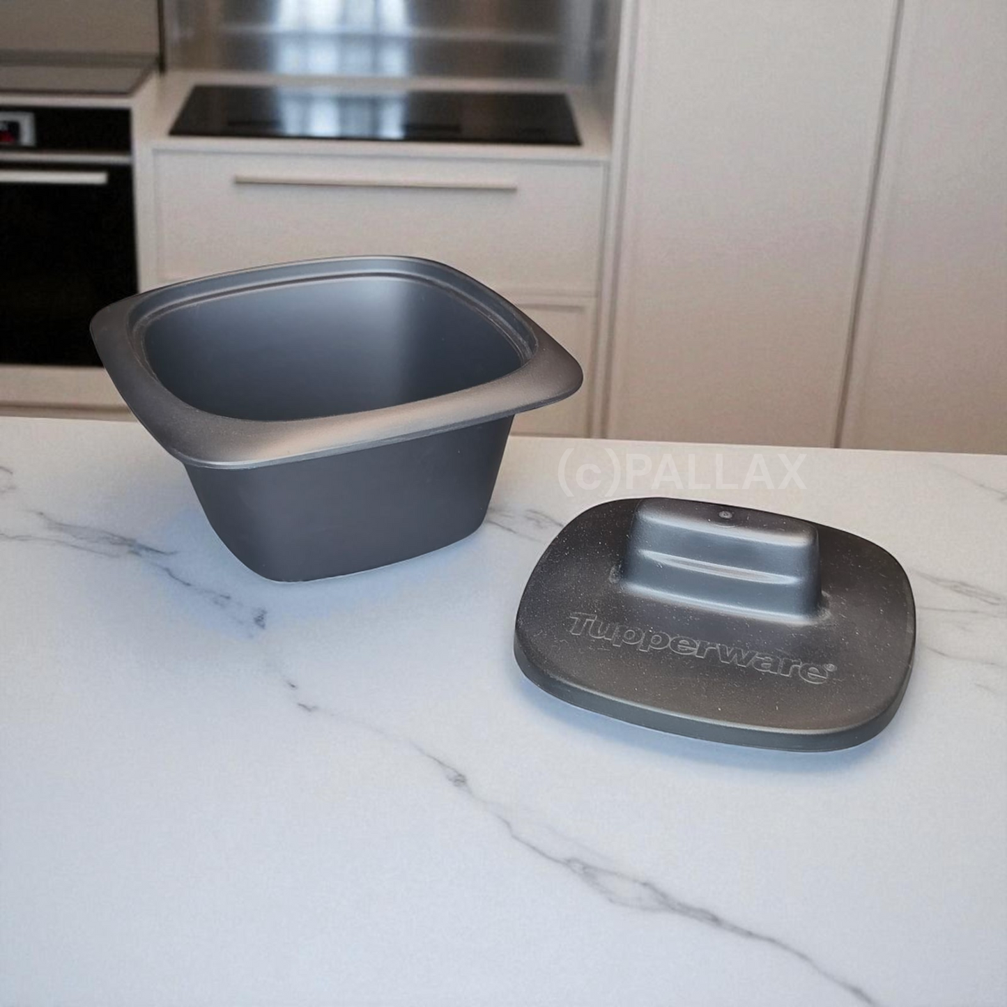 TUPPERWARE H34 ULTRA-PRO GARTÖPFCHEN 250 ML ANTHRAZIT BACKOFEN MIKROWELLE