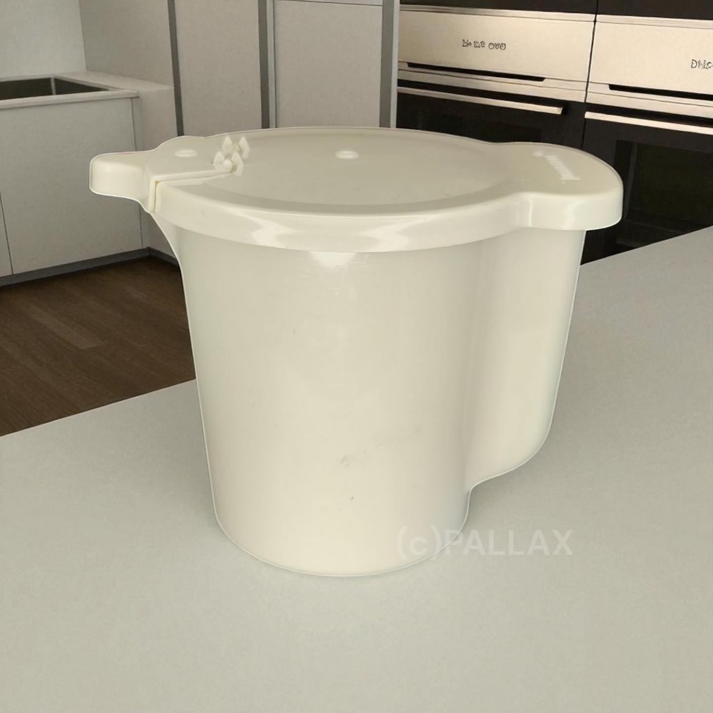 TUPPERWARE C19 MILCHKÄNNCHEN 350 ML WEISS VINTAGE