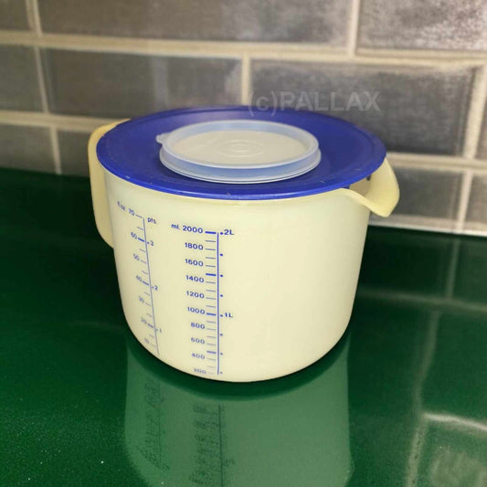TUPPERWARE D37 CANDY 2,0 L MESSBECHER MIX-SCHÜSSEL RÜHRSCHÜSSEL MIT SKALA