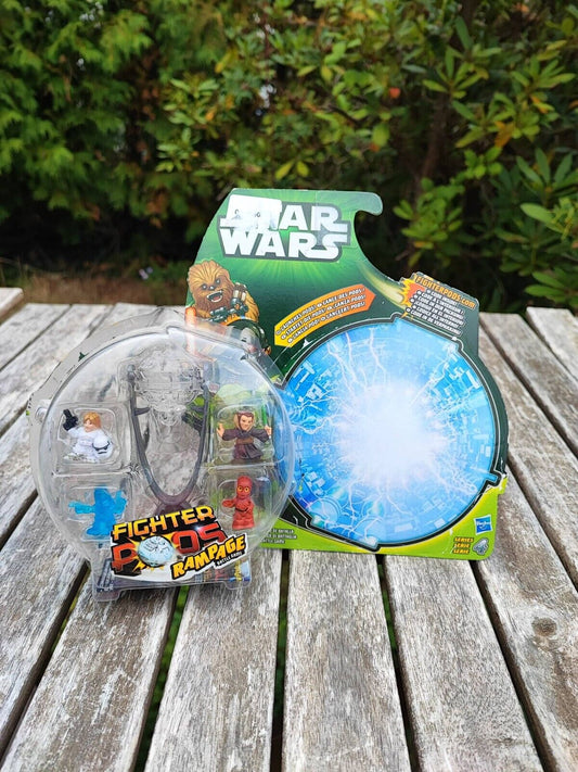 AUSPACKER - STAR WARS FIGHTER PODS RAMPAGE LUKE SAESSEE TIIN REX HOLO R-3PO