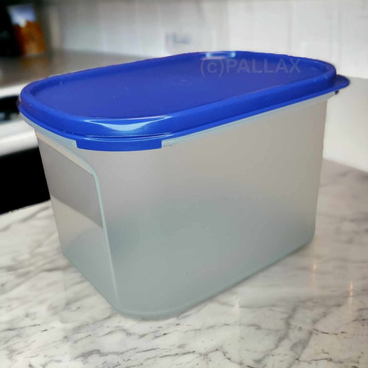 TUPPERWARE A69 GROSSER KOMPAKTUS 1,9 L BLAU VORRATSDOSE