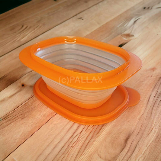 TUPPERWARE B38 MINI-MAX 850 ML RECHTECKIG FALTSCHÜSSEL ORANGE