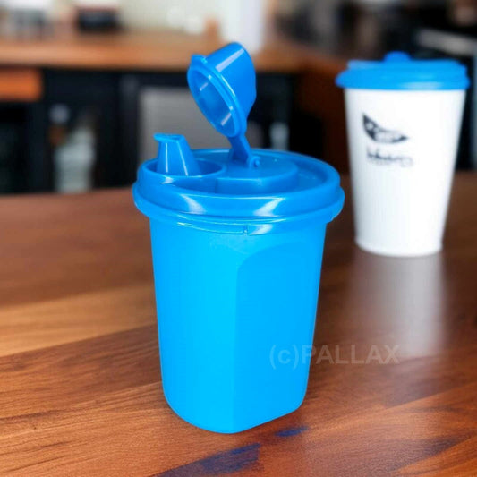 TUPPERWARE EIDGENOSSEN-MILCHKÄNNCHEN 440 ML TÜRKIS SONDERMODELL