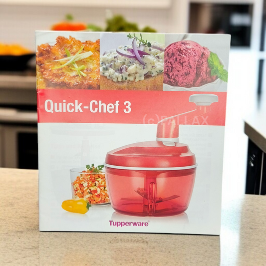 TUPPERWARE REZEPTHEFT QUICK-CHEF 3  REZEPTE FÜR DEN QUICK-CHEF 3