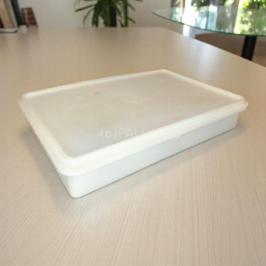 TUPPERWARE VINTAGE GROSSER PROVIANTBEHÄLTER FARBLOS 35 CM