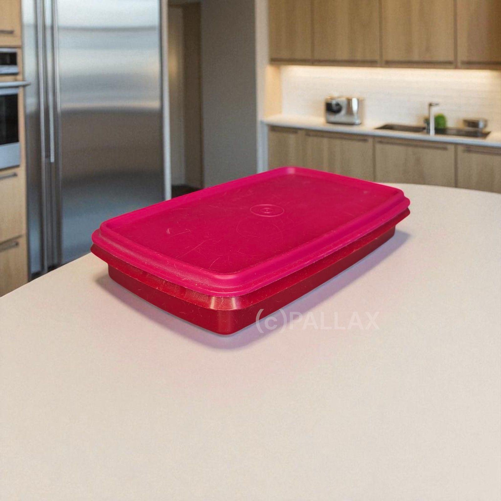 TUPPERWARE A16 VESPERLE 750 ML ROSA ROT BROTDOSE VESPERBOX