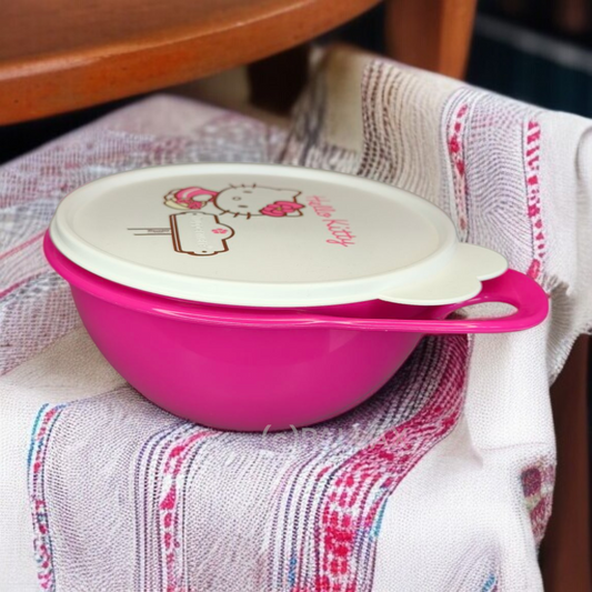 TUPPERWARE BACKSCHÜSSEL 1,4 L ROSA HELLO KITTY MOTIV SONDERMODELL