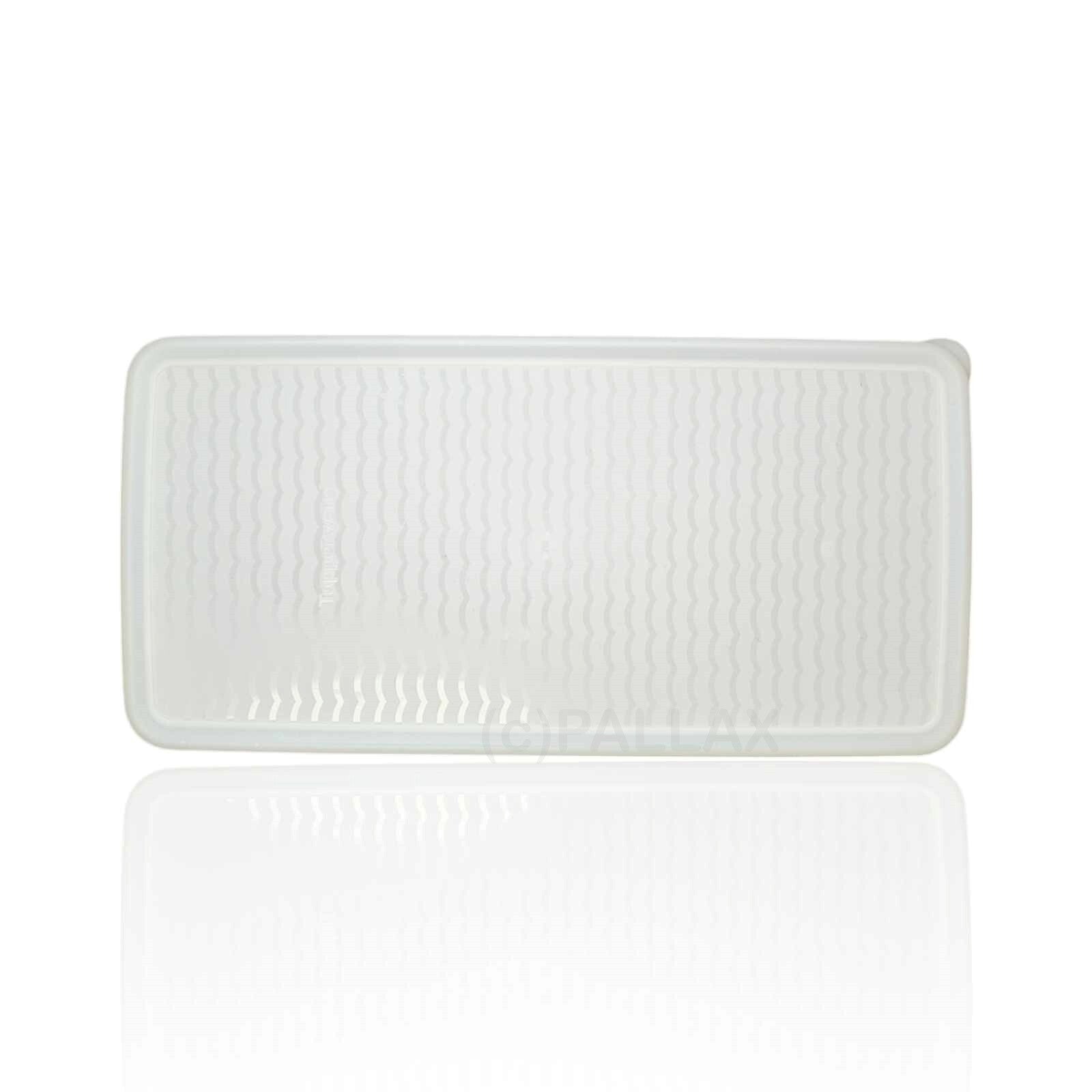TUPPERWARE ERSATZTEIL PRIMA-KLIMA-DECKEL WEISS TRANSPARENT 30,5 x 15,2 CM  A113