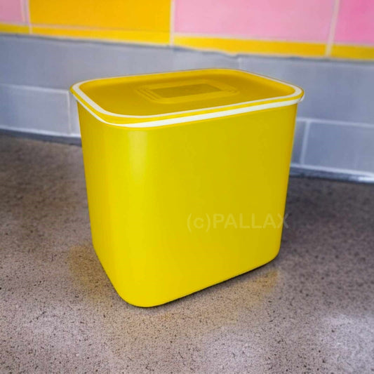 TUPPERWARE A152 QUADRO 2,1 L BEHÄLTER GELB VORRATSDOSE SONDERFARBE