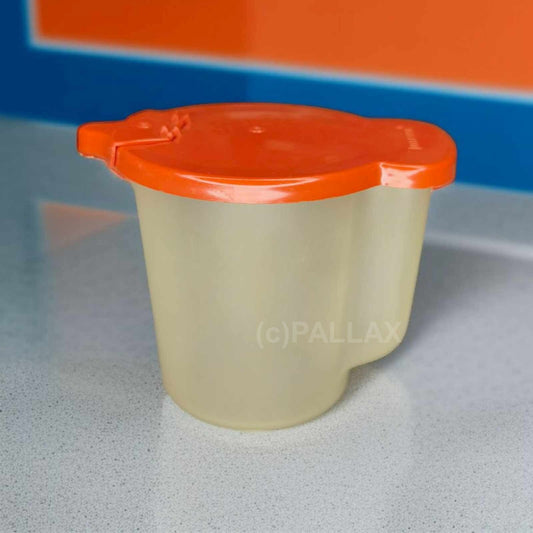 TUPPERWARE VINTAGE MILCHKÄNNCHEN 350 ML ALT-ORANGE