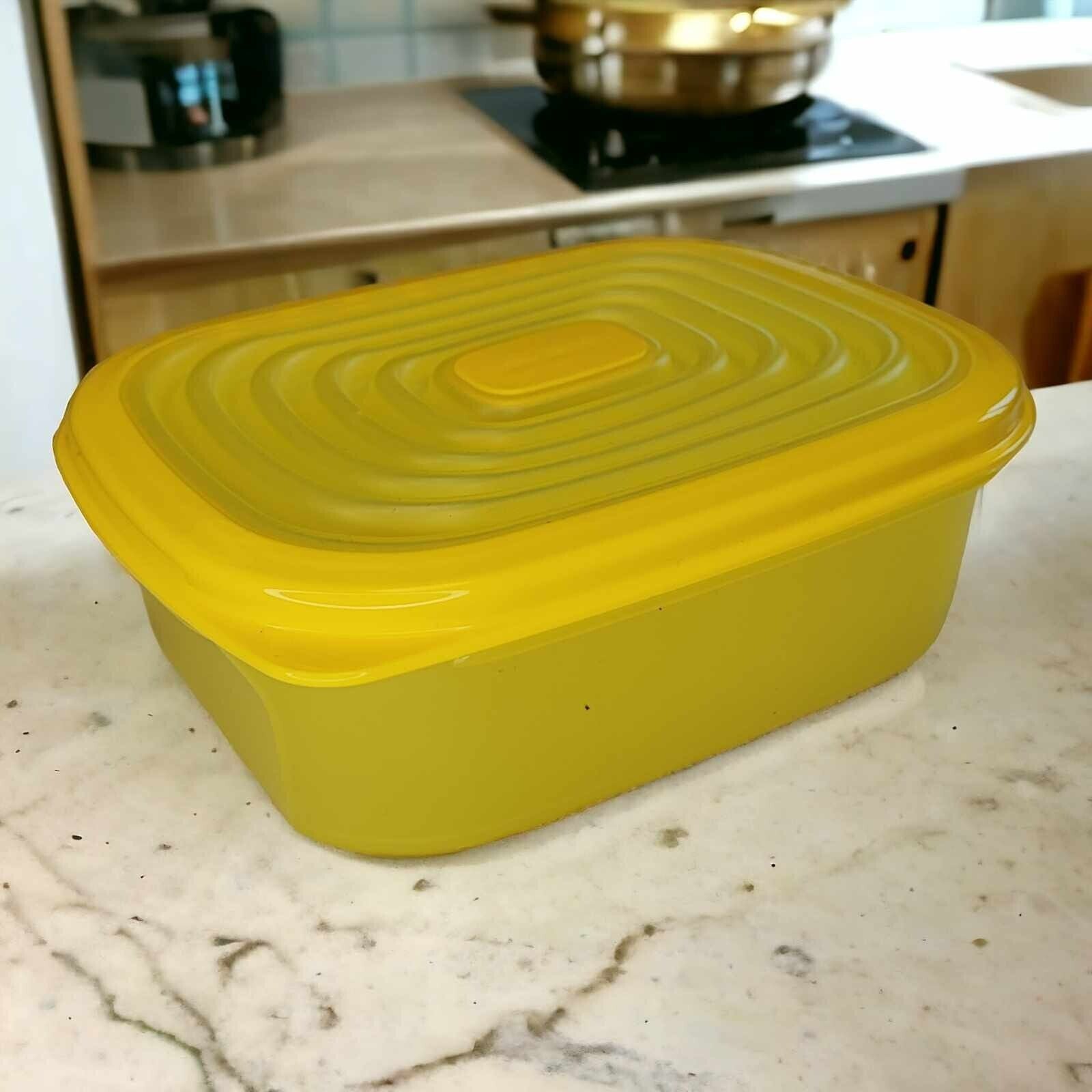 TUPPERWARE B18 BUNGEE 850 ML GELB  VORRATSBEHÄLTER KÜHLSCHRANK
