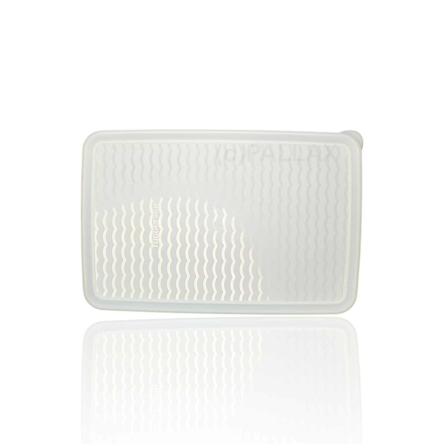 TUPPERWARE ERSATZTEIL PRIMA-KLIMA-DECKEL WEISS TRANSPARENT 22,8 x 15,2 CM  A111