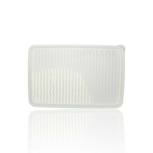 TUPPERWARE ERSATZTEIL PRIMA-KLIMA-DECKEL WEISS TRANSPARENT 22,8 x 15,2 CM  A111