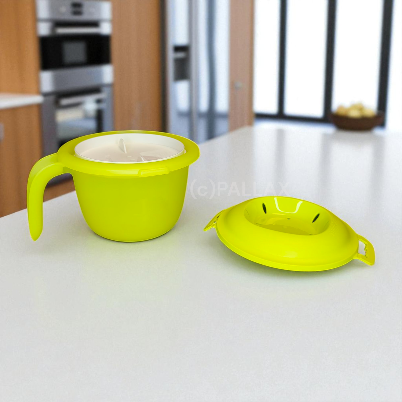 TUPPERWARE JUNIOR-REISMEISTER 550 ML HELLGRÜN REISKOCHER MIKROWELLE SONDERMODELL