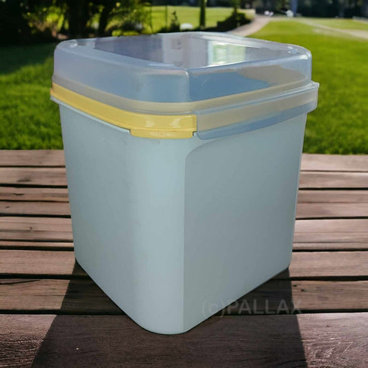 TUPPERWARE A88 BELLEVUE 4,0 L HELLBLAU GELB VORRATSBEHÄLTER TROCKENVORRAT