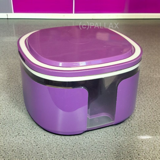 TUPPERWARE A34 SKYLINE 700 ML  LILA KAFFEE-DOSE VORRATSDOSE