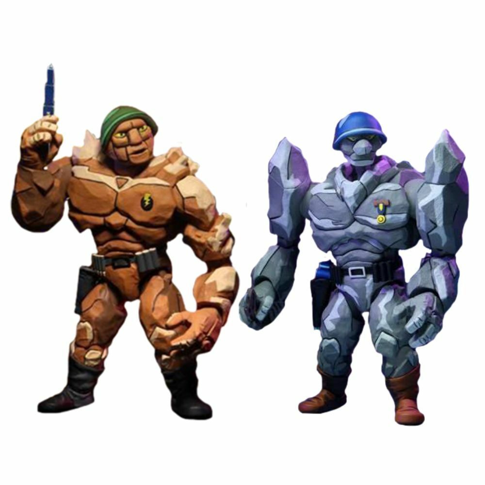 NECA TEENAGE MUTANT NINJA TURTLES GENERAL TRAAG & LT. GRANITOR  2-PACK / NECA