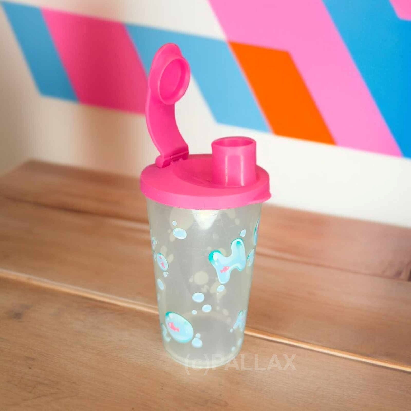 TUPPERWARE TRINKBECHER 330 ML PINK MOTIV H2O SONDERMODELL