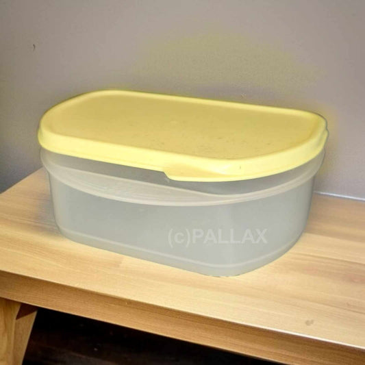 TUPPERWARE A22 FRISCHE-KABINETT HALB 650 ML GELB VORRATSDOSE KÜHLSCHRANK