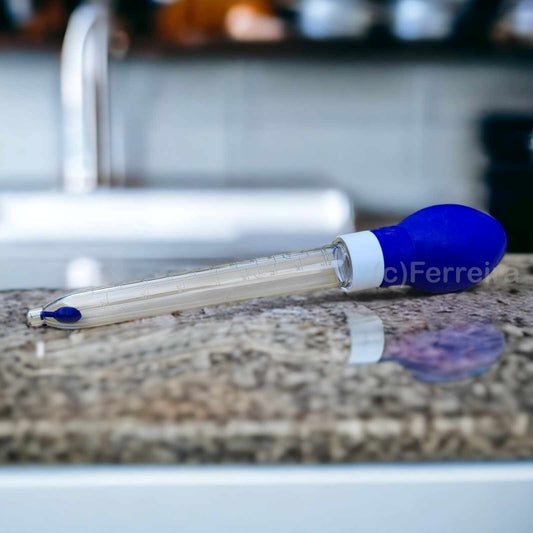 TUPPERWARE TORTENSPRITZE  PIPETTE BLAU WEISS SONDERMODELL