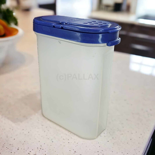 TUPPERWARE A91 GEWÜRZ-RIESE 270 ML BLAU GEWÜRZSTREUER SALZ PFEFFER