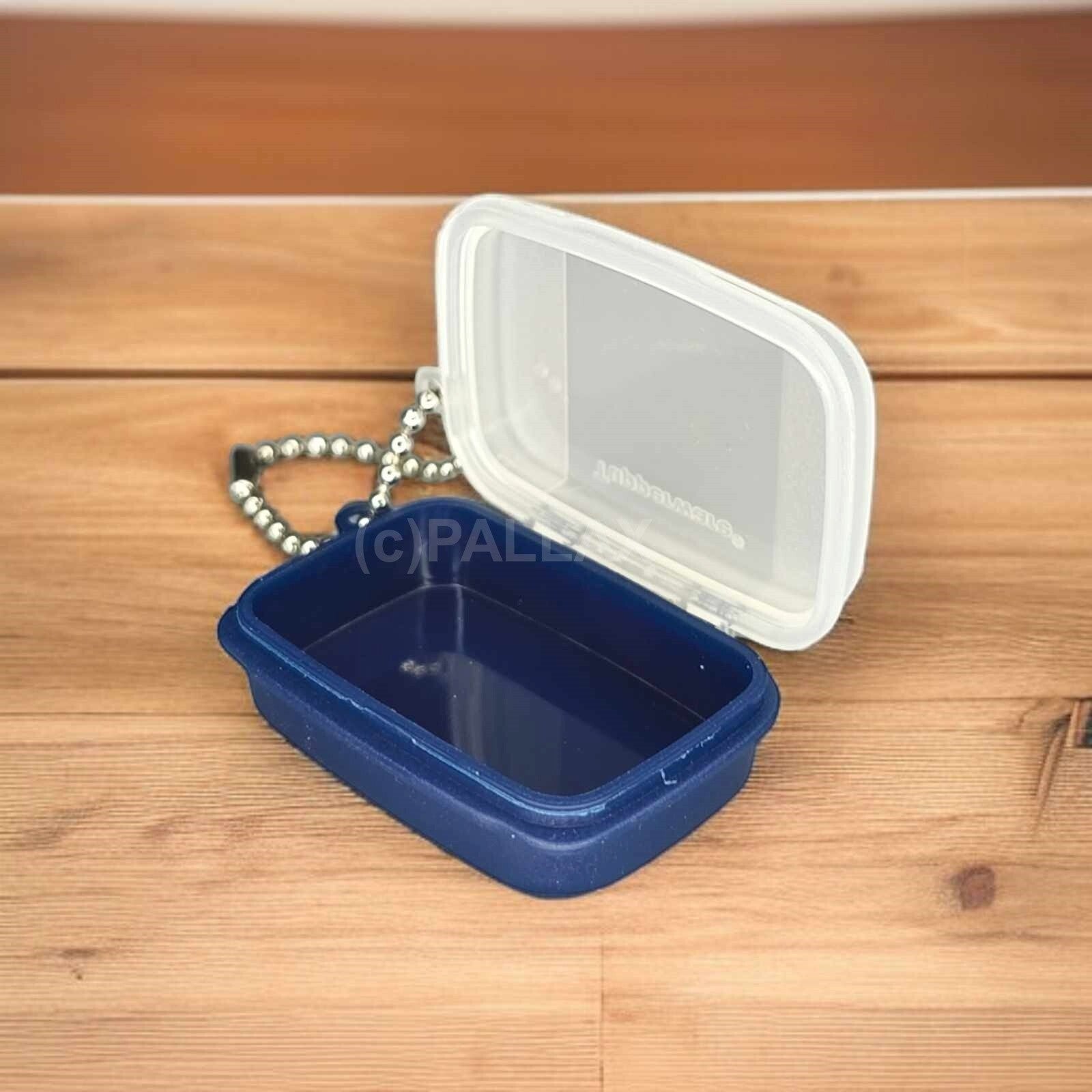 TUPPERWARE SCHLÜSSELANHÄNGER NASCHKÄTZCHEN INDIGO