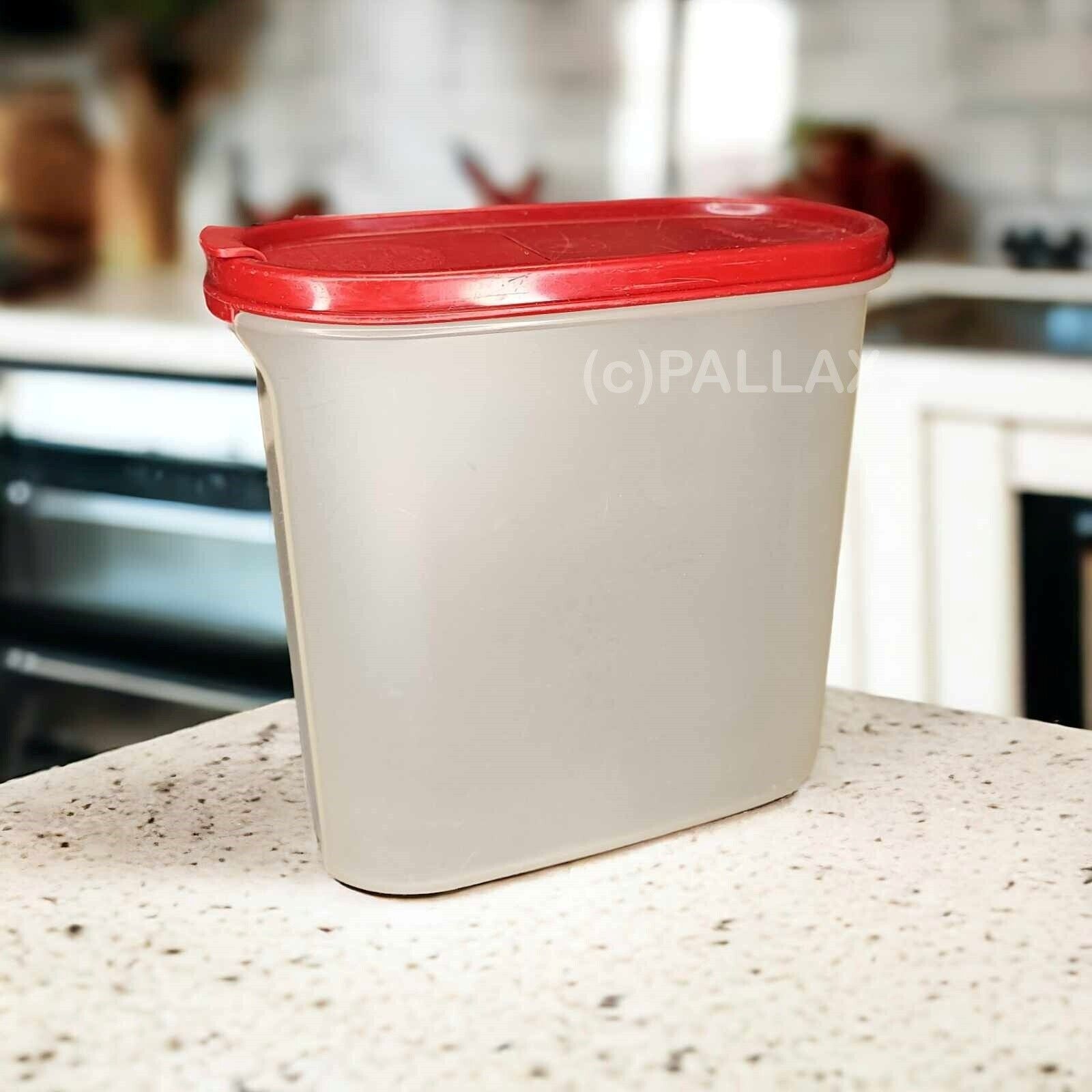 TUPPERWARE A63 EIDGENOSSE 1,7 L ROT MIT SCHÜTTKLAPPE VORRATSDOSE