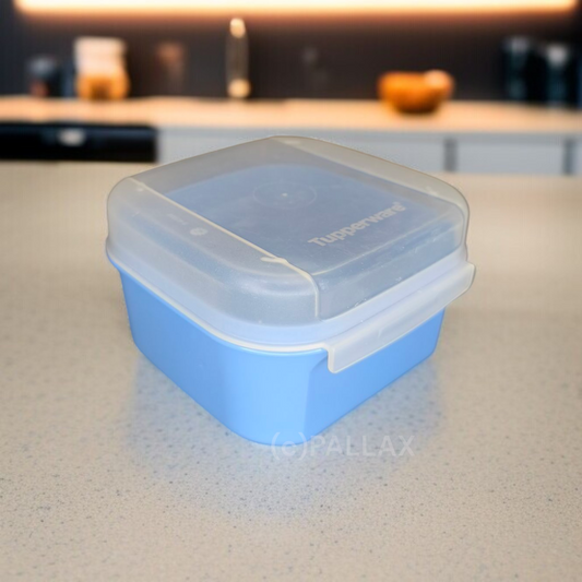 TUPPERWARE A166 MINI-BELLEVUE 450 ML HELLBLAU + DECKEL TRANSPARENT VORRATSDOSE