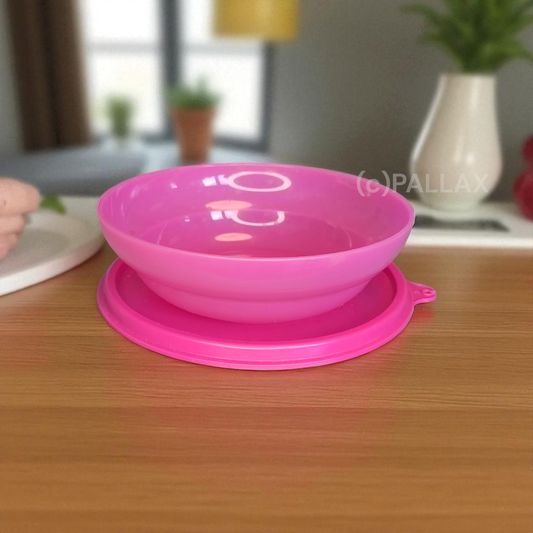 TUPPERWARE B04 SERVIERSCHALE MIT DECKEL 400 ML PINK
