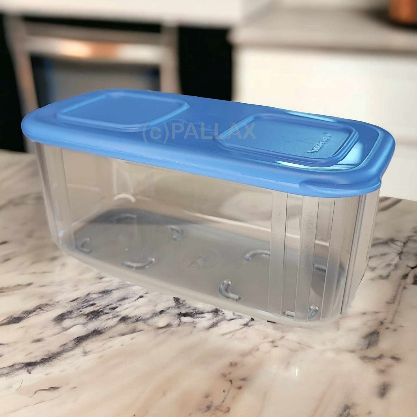 TUPPERWARE CLEAR MATE 460 ML BLAU VORRATSDOSE