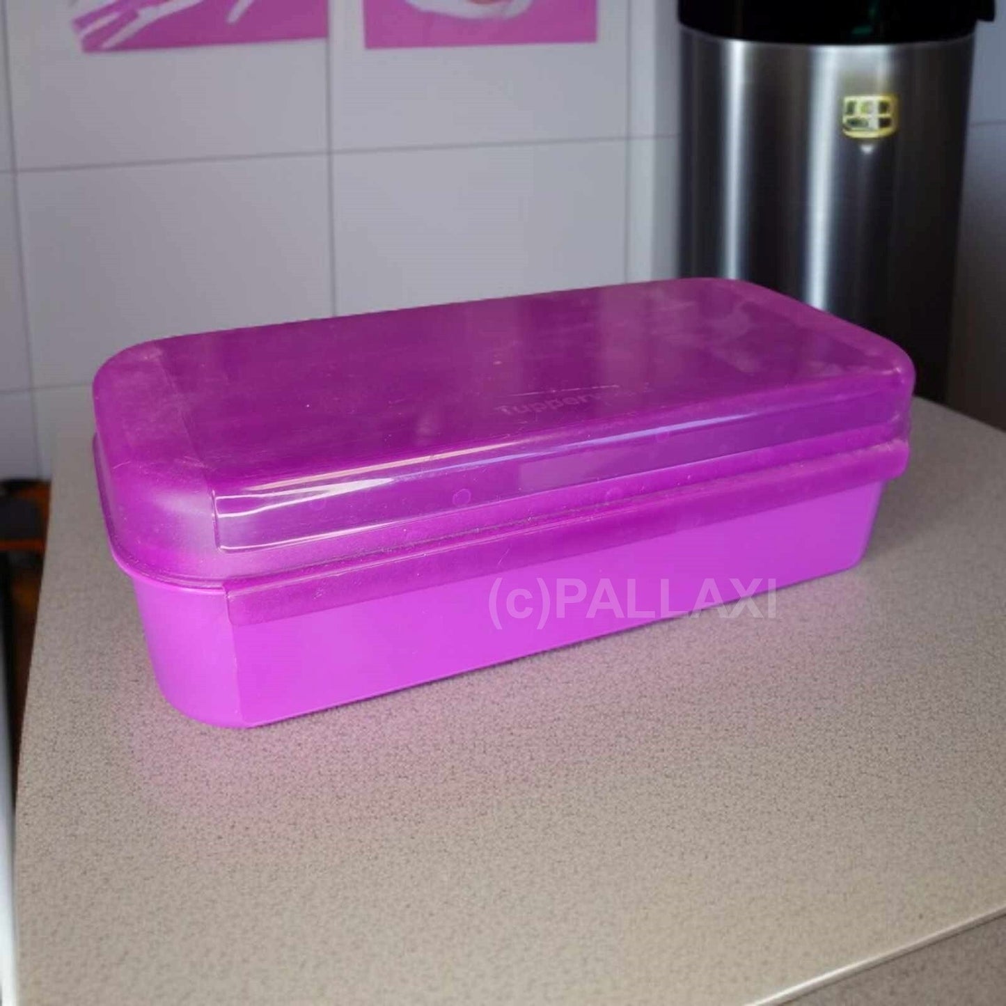 TUPPERWARE A189 BELLEVUE 980 ML LILA BEHÄLTER VORRATSDOSE