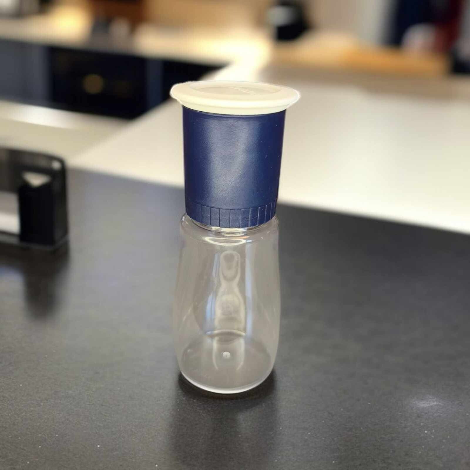 TUPPERWARE C95 EXCLUSIV-MÜHLE INDIGO WEISS GEWÜRZMÜHLE KERAMIK-MAHLWERK