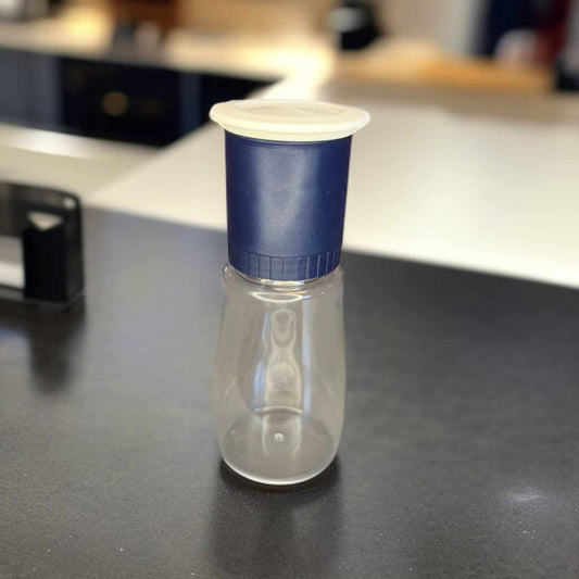 TUPPERWARE C95 EXCLUSIV-MÜHLE INDIGO WEISS GEWÜRZMÜHLE KERAMIK-MAHLWERK