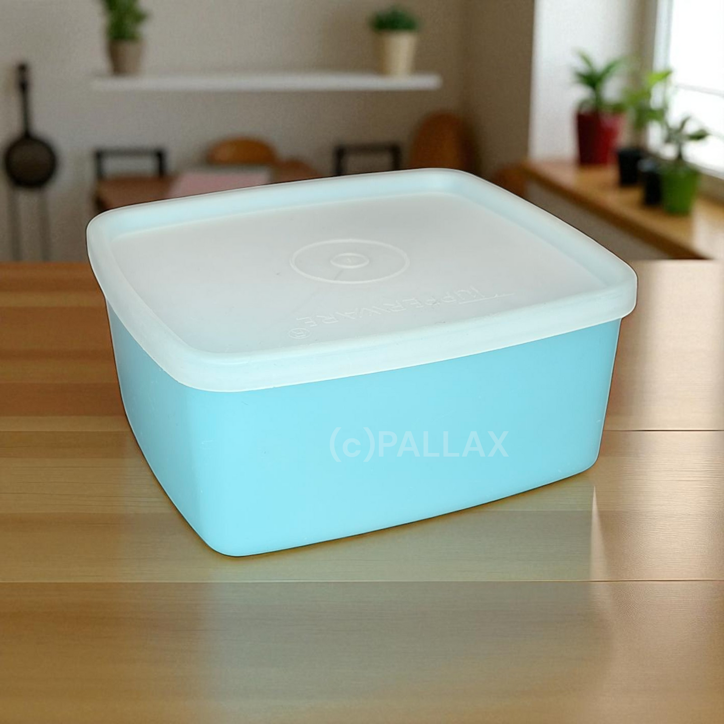 TUPPERWARE G01 GEFRIERBEHÄLTER 400 ML HELLBLAU VINTAGE