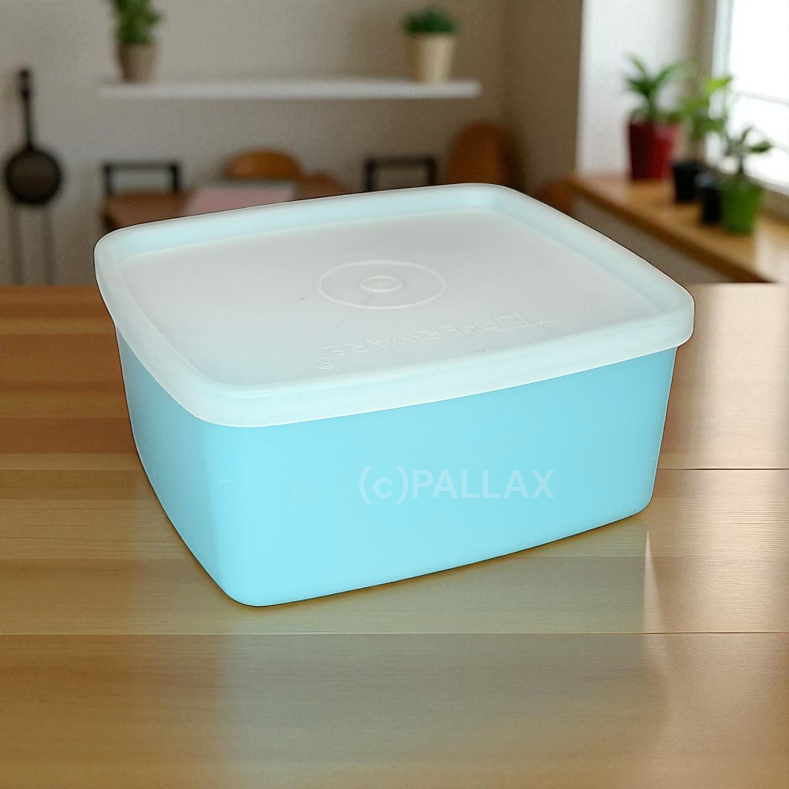 TUPPERWARE G01 GEFRIERBEHÄLTER 400 ML HELLBLAU VINTAGE