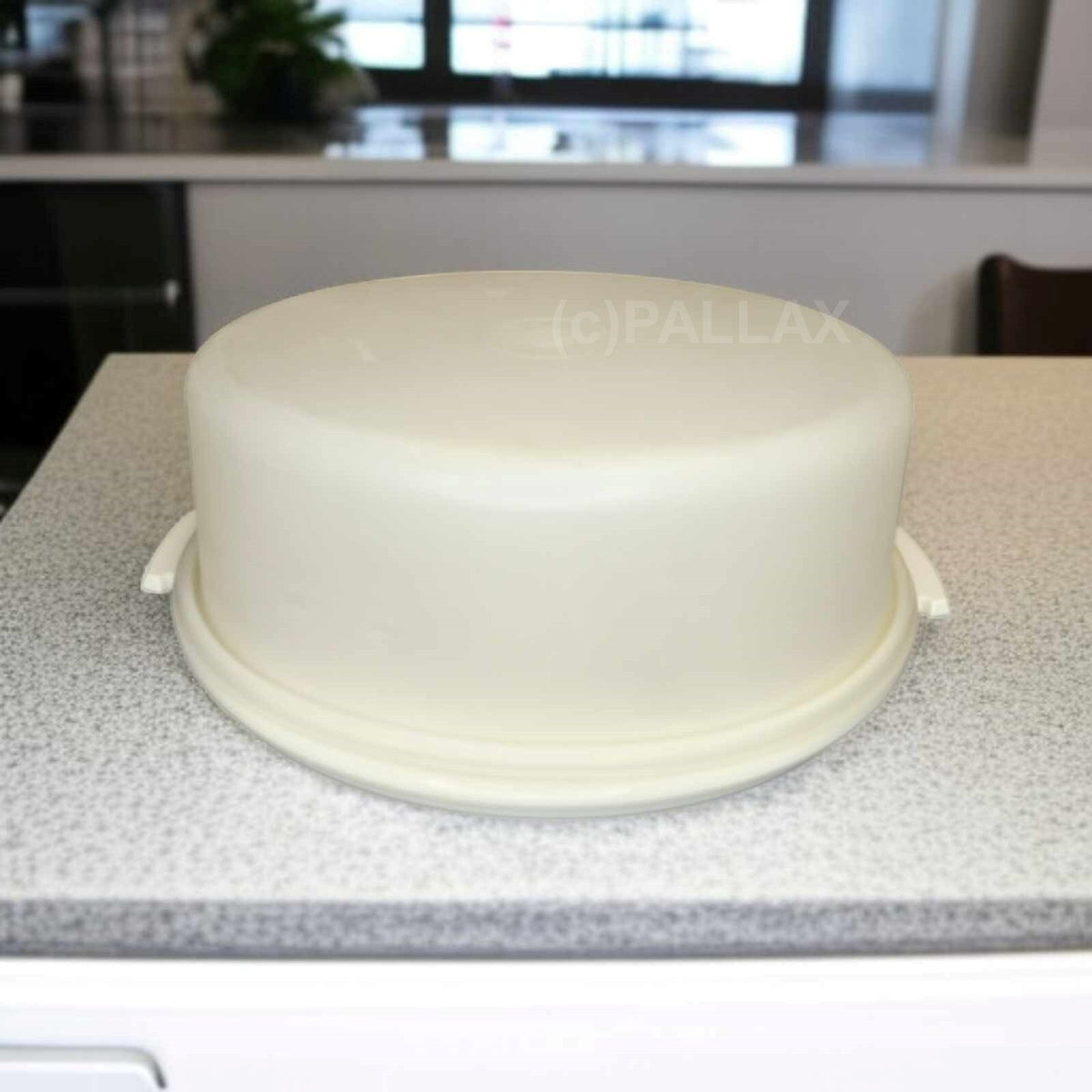 TUPPERWARE A05 KLEINER KONDITOR 30 CM WEISS TORTENBEHÄLTER –