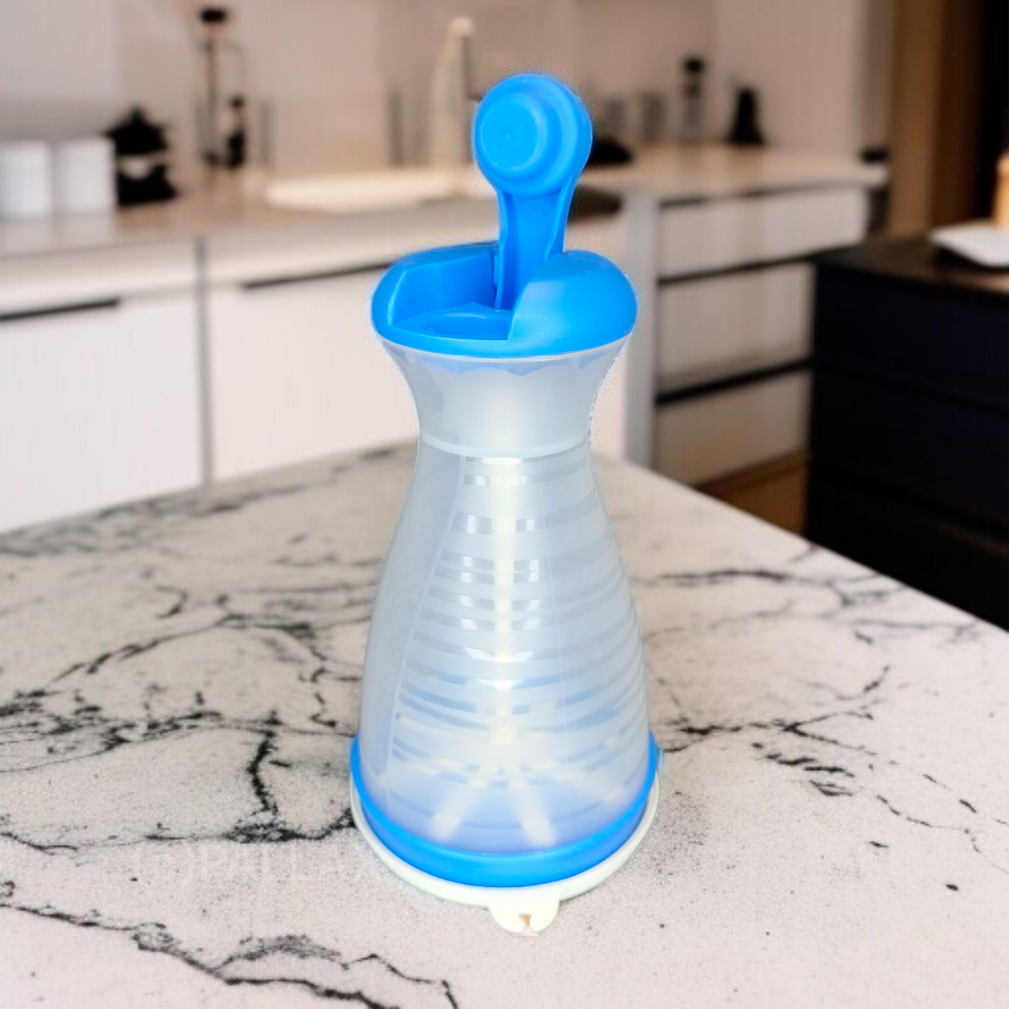 TUPPERWARE P23 COMBI-PLUS PUDERFEE BLAU WEISS PUDERZUCKER-MÜHLE
