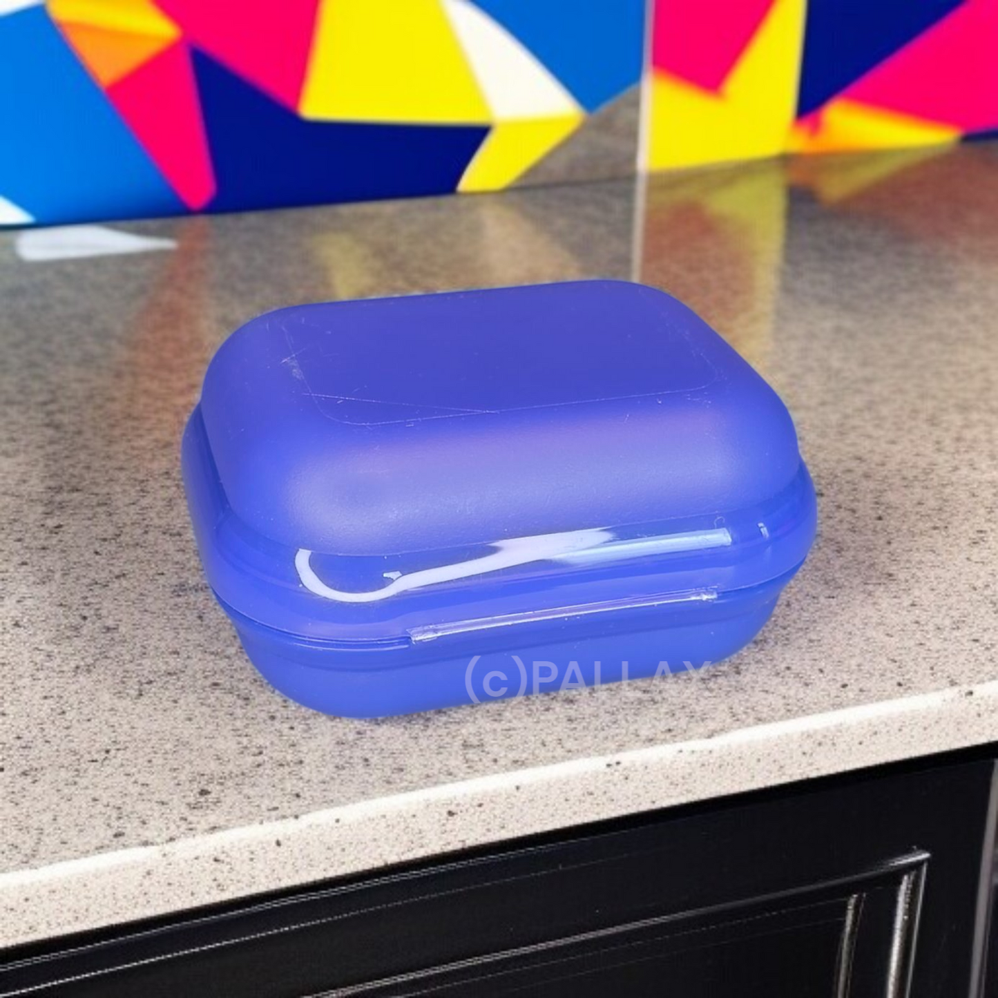 TUPPERWARE A27 MINI-TWIN LILA  BROTDOSE PAUSENBOX