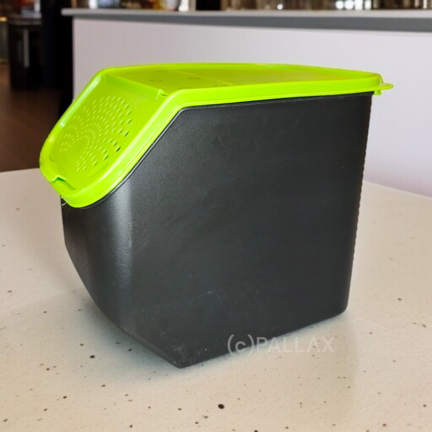 TUPPERWARE A169 KARTOFFEL-LAGER 8,3 L SCHWARZ GRÜN VORRATSBEHÄLTER