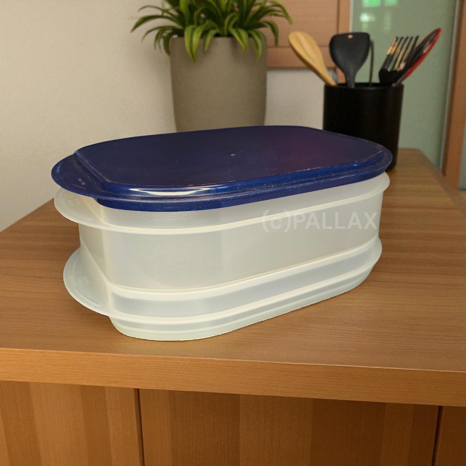 TUPPERWARE A20 FRISCHE-KABINETT 1,6 L + 700 ML INDIGO KÜHLSCHRANK VORRATSDOSE