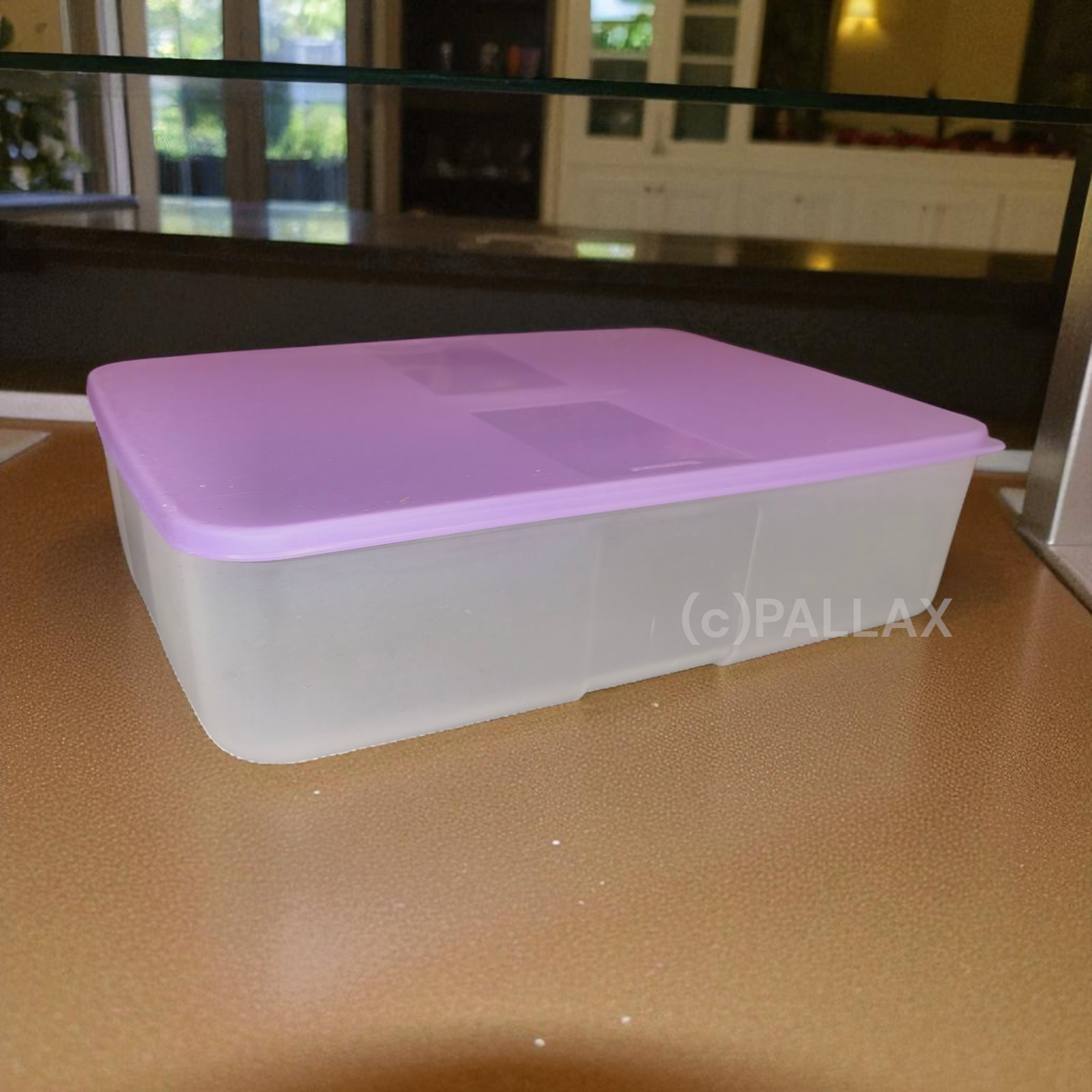 TUPPERWARE A14 KÜHLSCHRANK-SYSTEM BEHÄLTER 3,3 L ROSA VORRATSDOSE