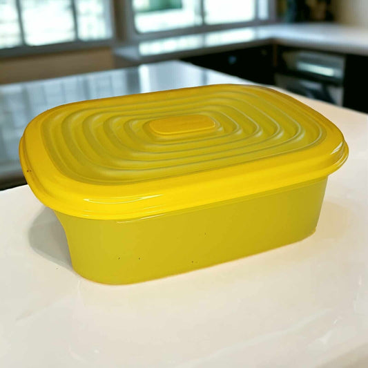 TUPPERWARE B18 BUNGEE 850 ML GELB  VORRATSBEHÄLTER KÜHLSCHRANK