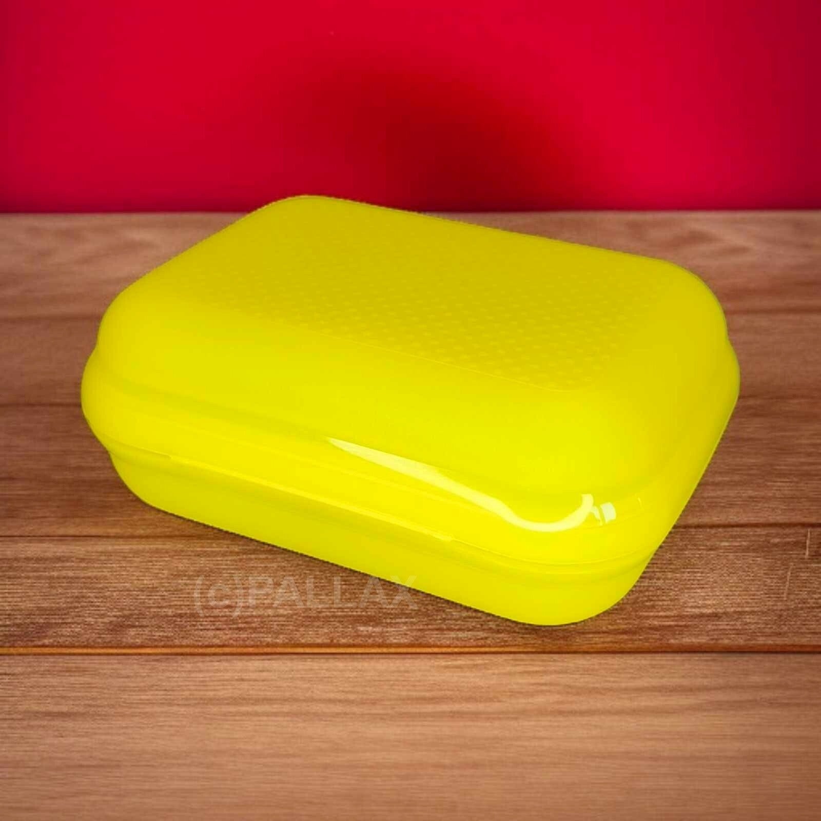 TUPPERWARE A26 TWIN MIT KLICK-VERSCHLUSS GELB BROTDOSE VESPERBOX